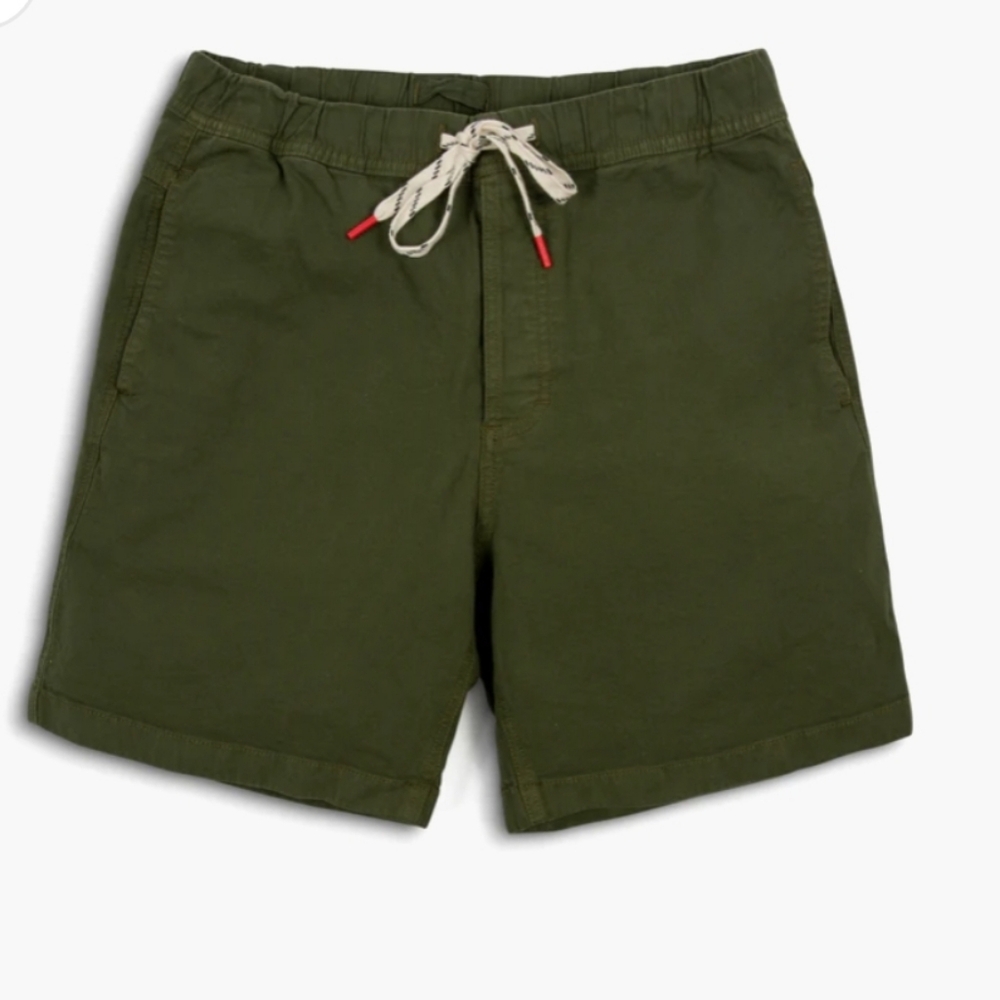 Topo Designs Dirt Shorts in Olive